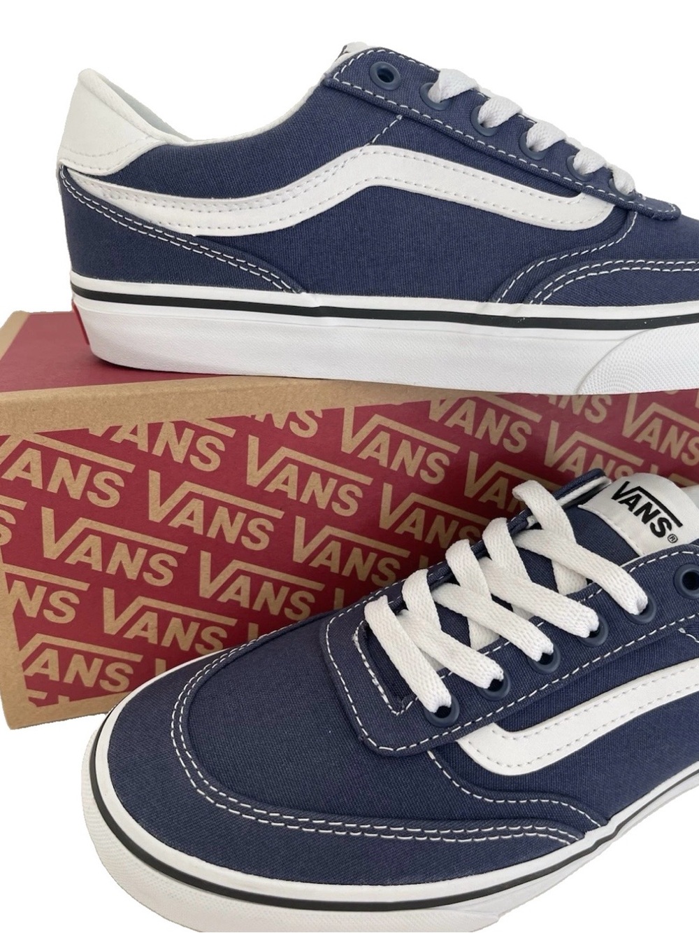 Vans Brooklyn LS Men's 8.5 Deep Twilight Blue style VN000D7EDMI NIB